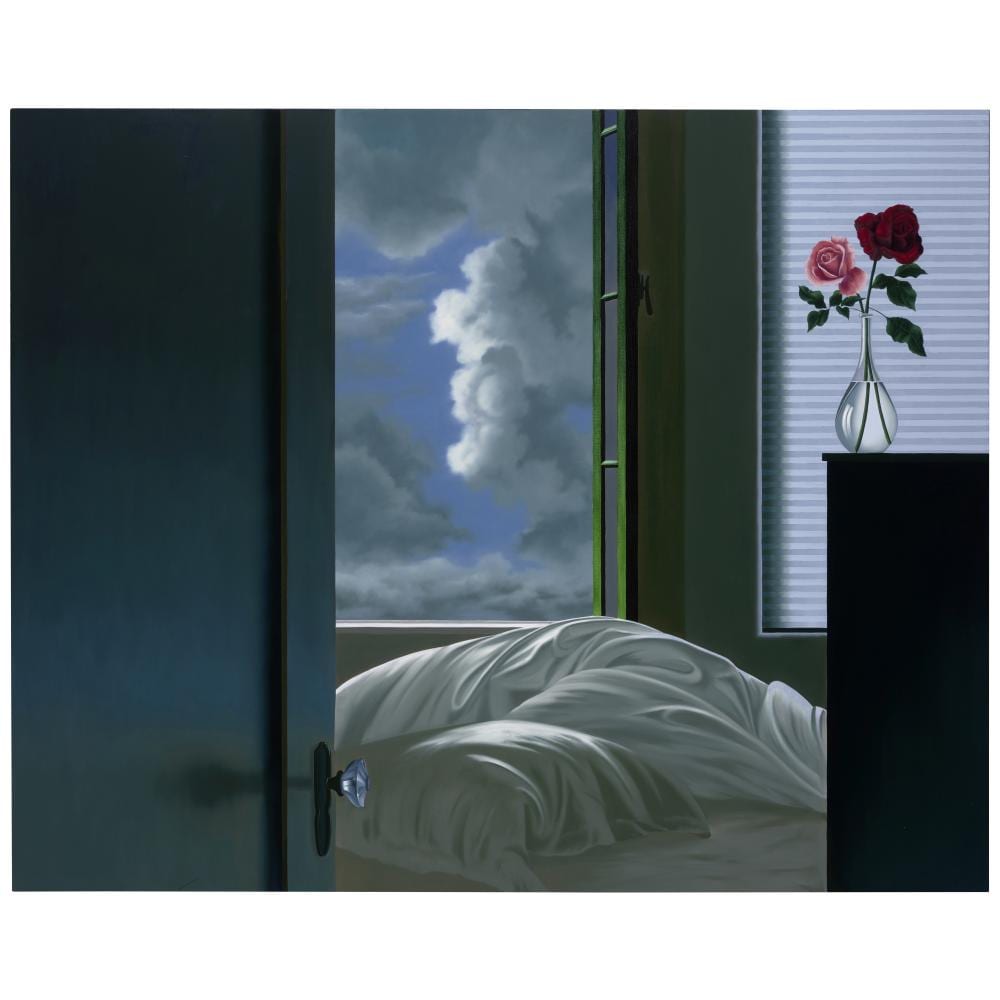 Bruce Joel Cohen comparable auction result: bruce cohen b 1953 untitled interior with bed and clouds 2003