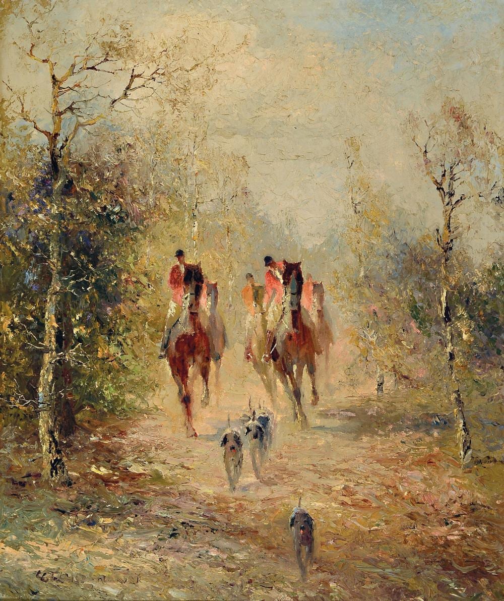 Ludwig Gschossmann comparable auction result: ludwig gschossmann 1914 1988 tegernsee hubertus