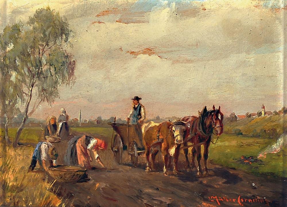 Ludwig Müller-Cornelius comparable auction result: ludwig m ller cornelius 1864 1946 munich harvest