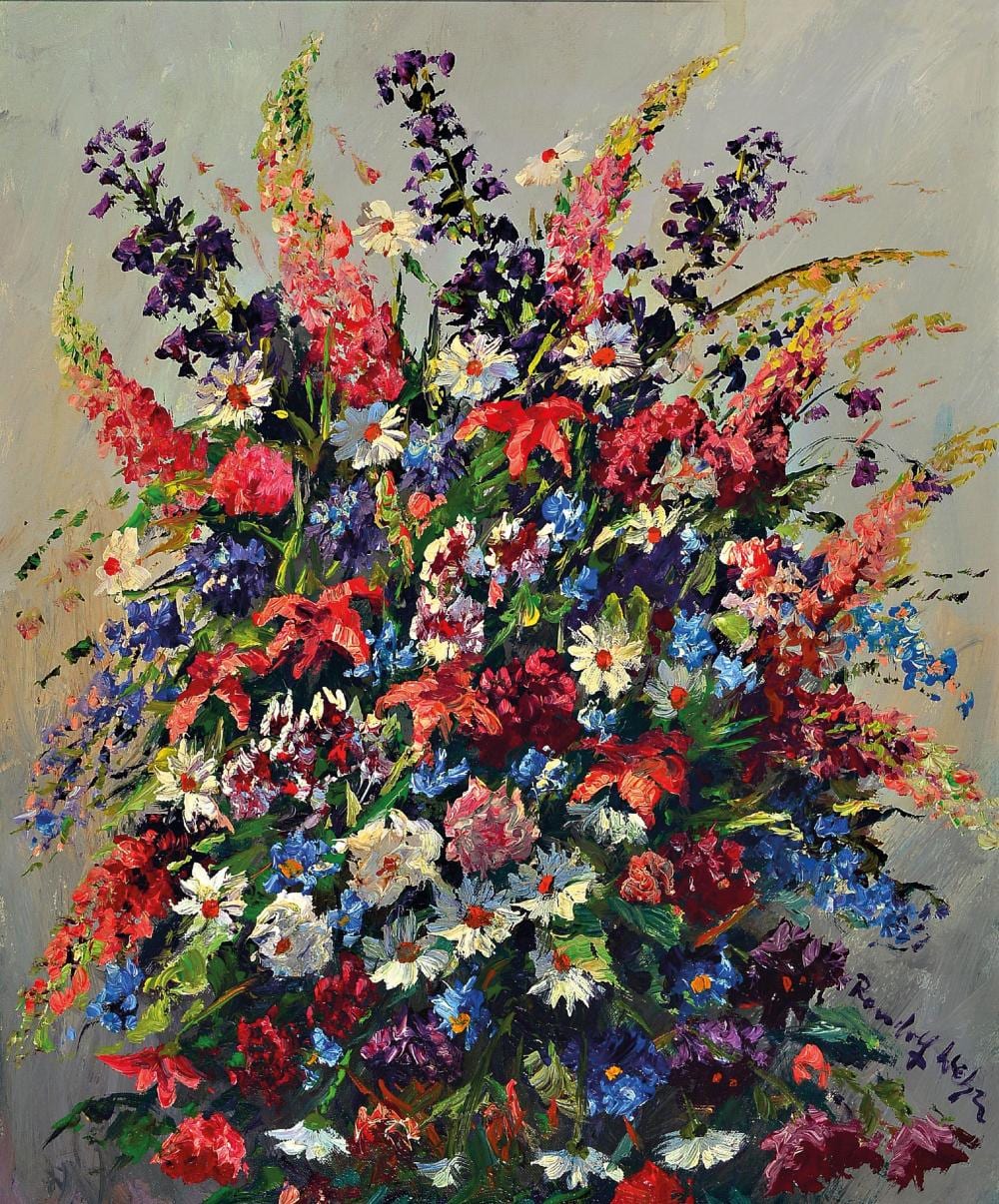 Randolf Wehn comparable auction result: randolf wehn 1911 1990 munich lush flower still life