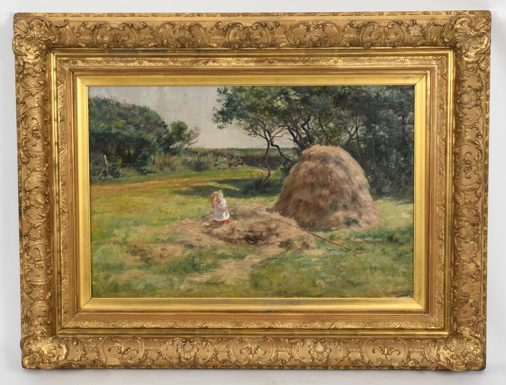Robert Cree Crawford comparable auction result: robert cree crawford great britain 1842 1924 oil on canvas