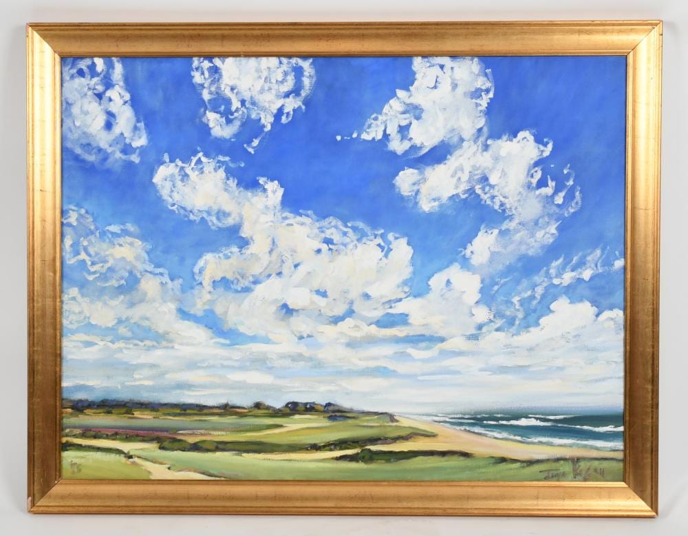 Illya Kagan comparable auction result: illya kagan nantucket contemporary oil on canvas