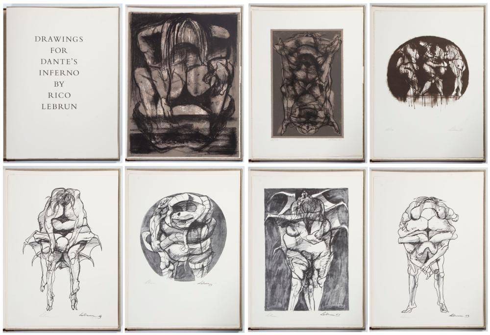 Rico Lebrun comparable auction result: rico lebrun 1900 1964 california
