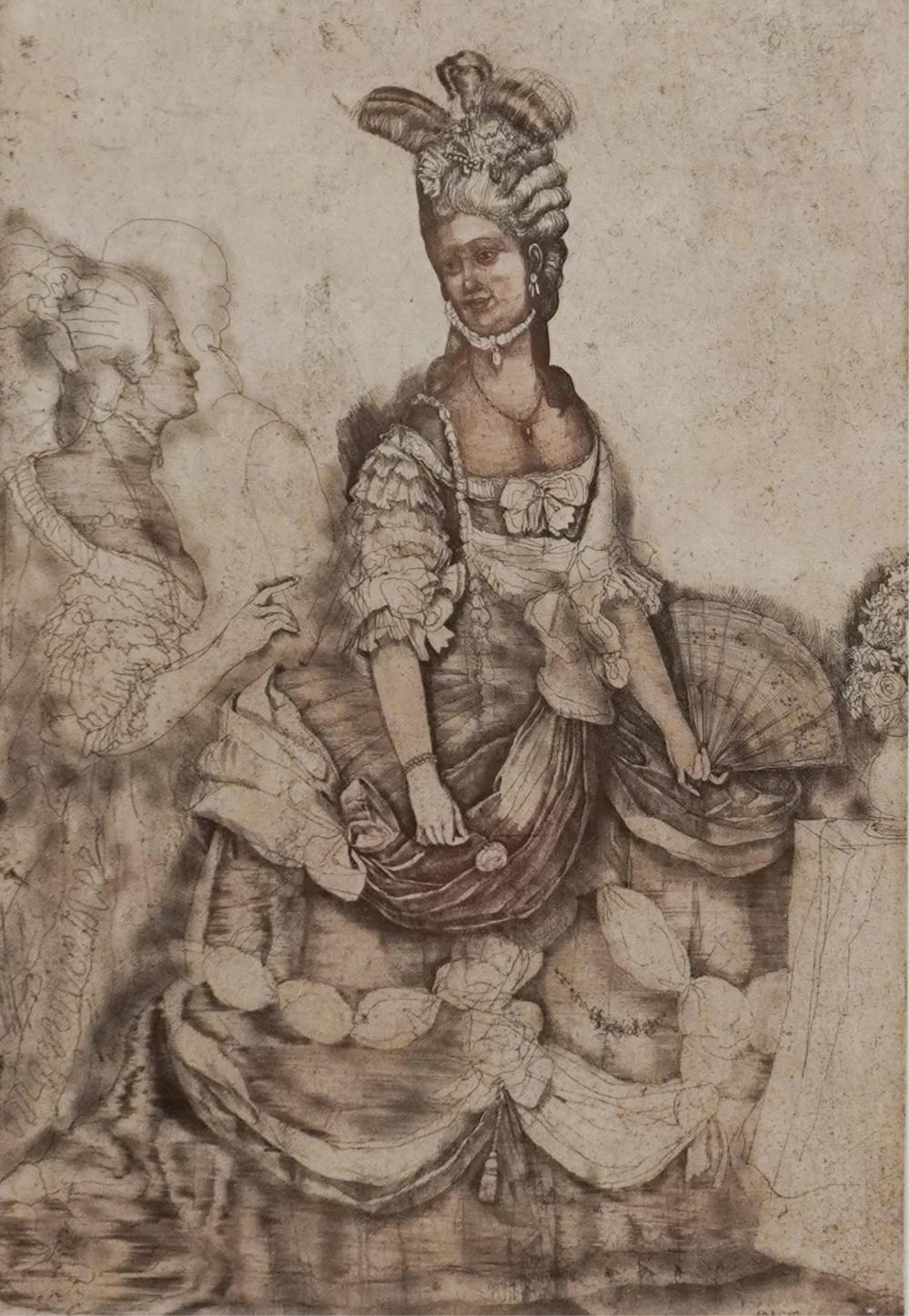 Jirí Anderle comparable auction result: jir anderle czech b 1936 adagio etching and aquatint frame 33 x 26 in 83 8 x 66 cm