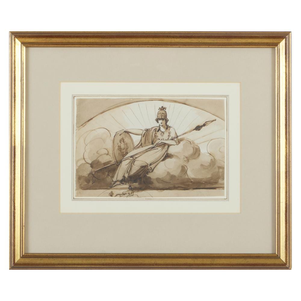 Samuel Woodforde comparable auction result: samuel woodforde 1763 1817 minerva