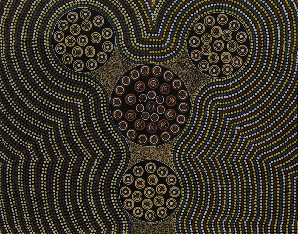 Derek Davis comparable auction result: derek davis body paint acrylic on canvas 91cm x 116cm