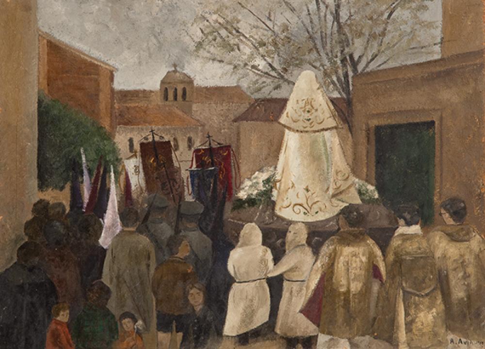 Amalia Avia comparable auction result: amalia avia procession of solitude