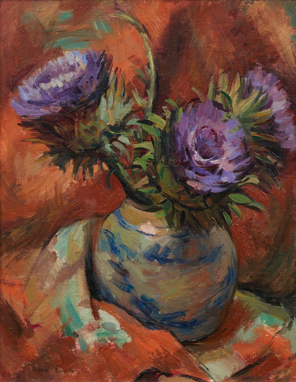 elma roach 1897 1942 thistles c 1936 oil on board 43 5 x 34 5cm · Leonard Joel · 2025-09-22 Elma Roach comparable auction result: elma roach 1897 1942 thistles c 1936 oil on board 43 5 x 34 5cm