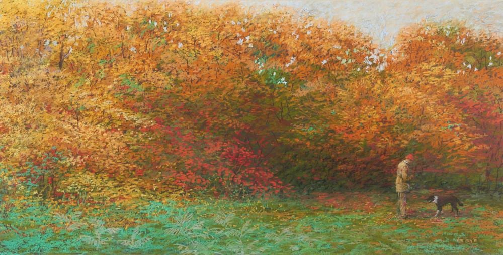 judy drew born 1951 autumn scene 1989 pastel on paper 45 5 x 90cm · Leonard Joel · 2025-09-22 Judy Drew comparable auction result: judy drew born 1951 autumn scene 1989 pastel on paper 45 5 x 90cm