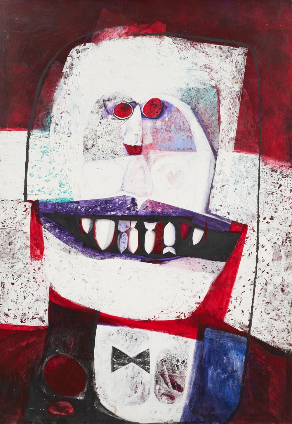 Erica McGilchrist comparable auction result: erica mcgilchrist 1926 2014 the bombs c 1963 oil on board 129 5 x 90 5cm