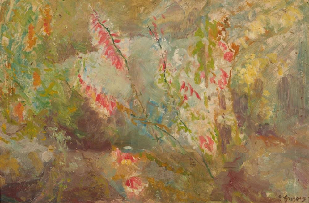 ina gregory 1874 1964 floral study oil on board 19 5 x 45 5cm · Leonard Joel · 2025-09-22 Ina Gregory comparable auction result: ina gregory 1874 1964 floral study oil on board 19 5 x 45 5cm