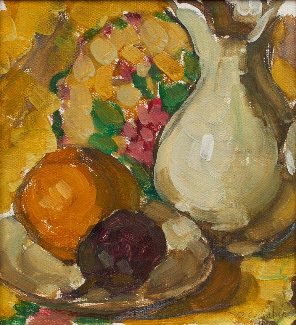 peggy crombie 1901 1984 still life oil on canvas laid on board 21 5 x 20cm · Leonard Joel · 2025-09-22 Peggy Crombie comparable auction result: peggy crombie 1901 1984 still life oil on canvas laid on board 21 5 x 20cm