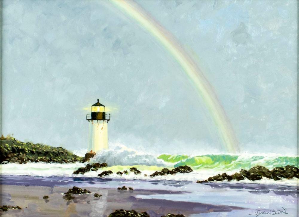 Lindsay Dawson comparable auction result: lindsay dawson ca b 1959 oil painting