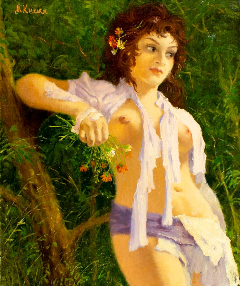 Miroslav Kucera comparable auction result: miroslav kucera czech 1910 oil painting