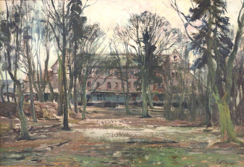 Fritz Wucherer comparable auction result: fritz wucherer 1873 1948 garten des fr heren hotel pfaff l auf leinwand sign
