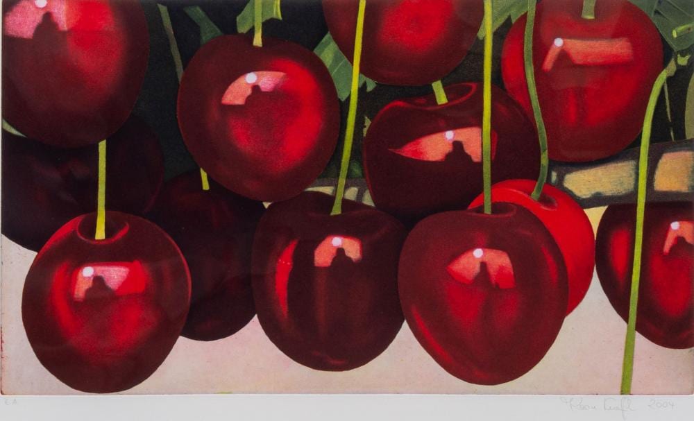 Karin Kneffel comparable auction result: karin kneffel marl 1957 cherries