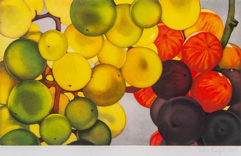 Karin Kneffel comparable auction result: karin kneffel marl 1957 grapes