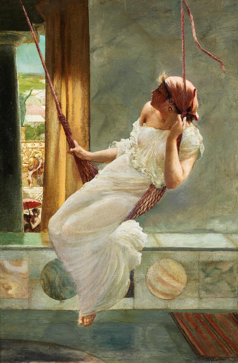 John Reinhard Weguelin comparable auction result: john reinhard weguelin 1849 south stoke 1927 hastings