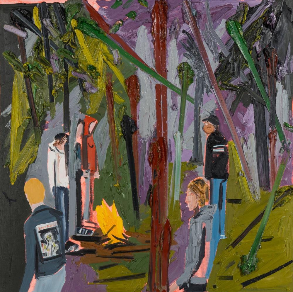 Kim Dorland comparable auction result: kim dorland canadian b 1974 untitled 2006