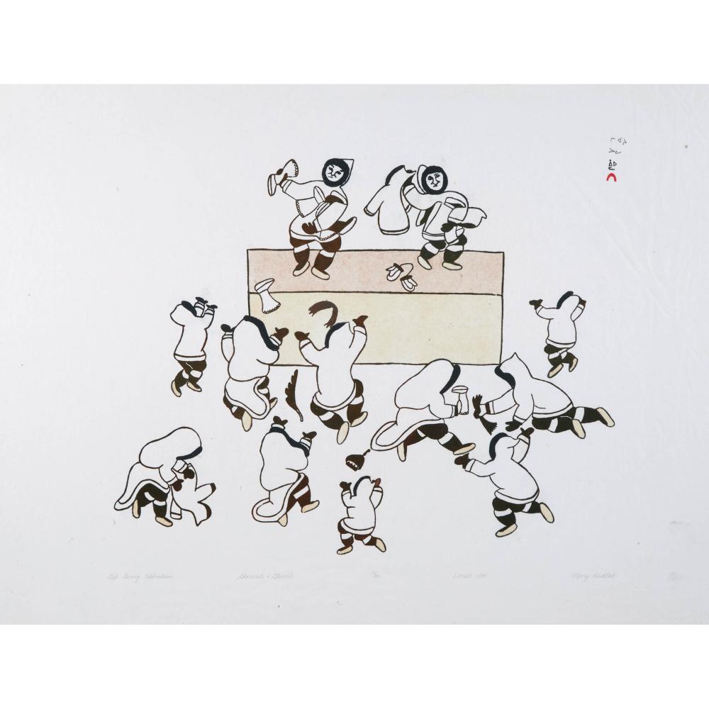 May Guinness comparable auction result: mary samuellie pudlat 1923 2001 gift giving celebration 1984