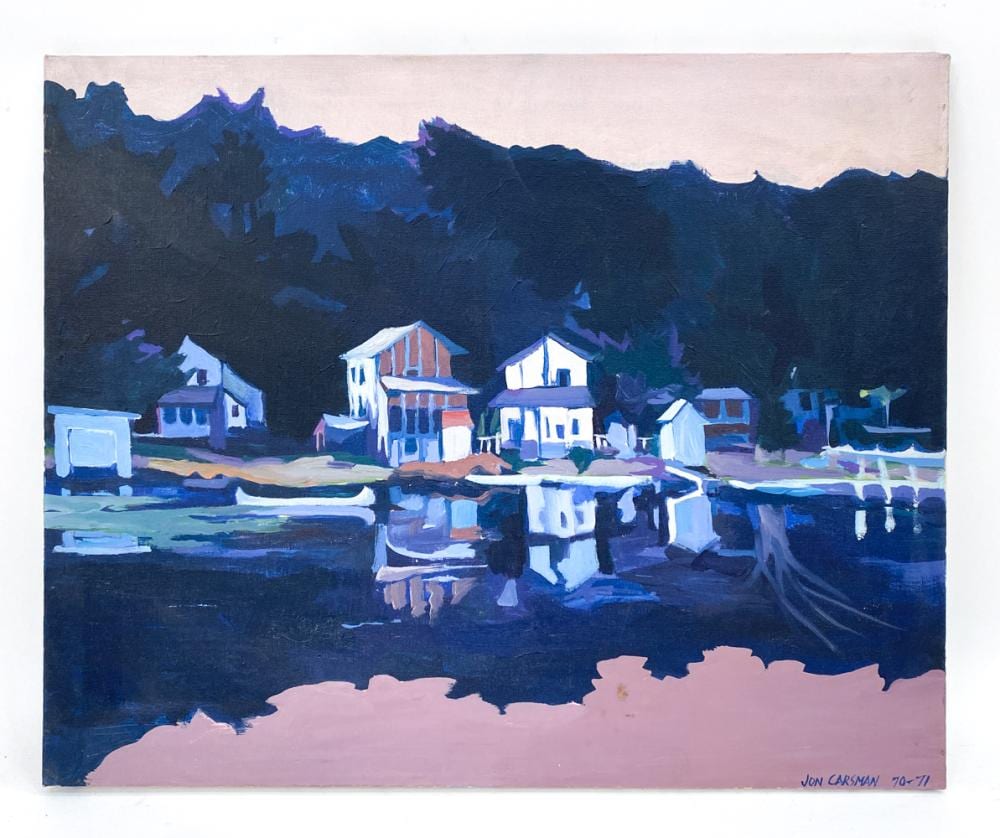 Jon Carsman comparable auction result: jon carsman 1944 1987 post impressionist o c