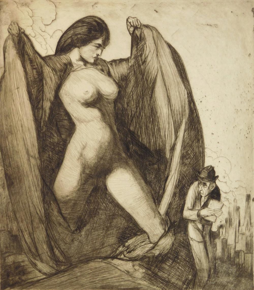 Will Dyson comparable auction result: will dyson british 1880 1938 etching