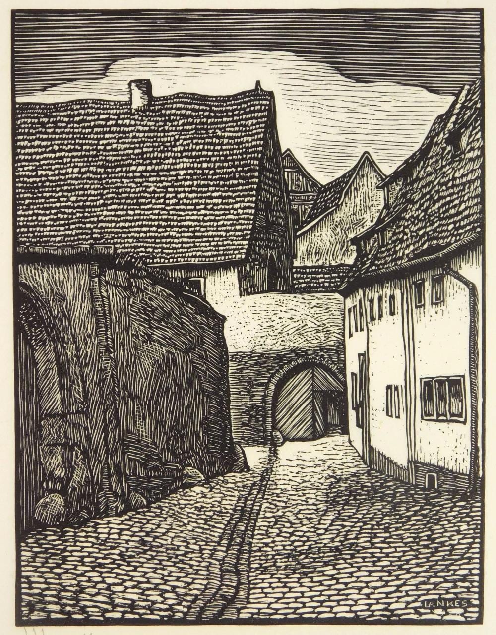 Julius Lankes comparable auction result: julius lankes american 1884 1960 woodcut