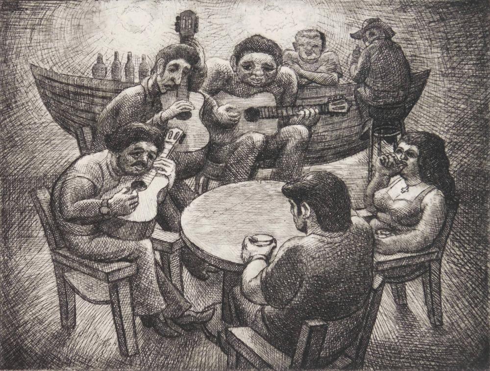 eli levin american 1938 etching · Rachel Davis Fine Arts · 2025-09-20 Eli Levin comparable auction result: eli levin american 1938 etching