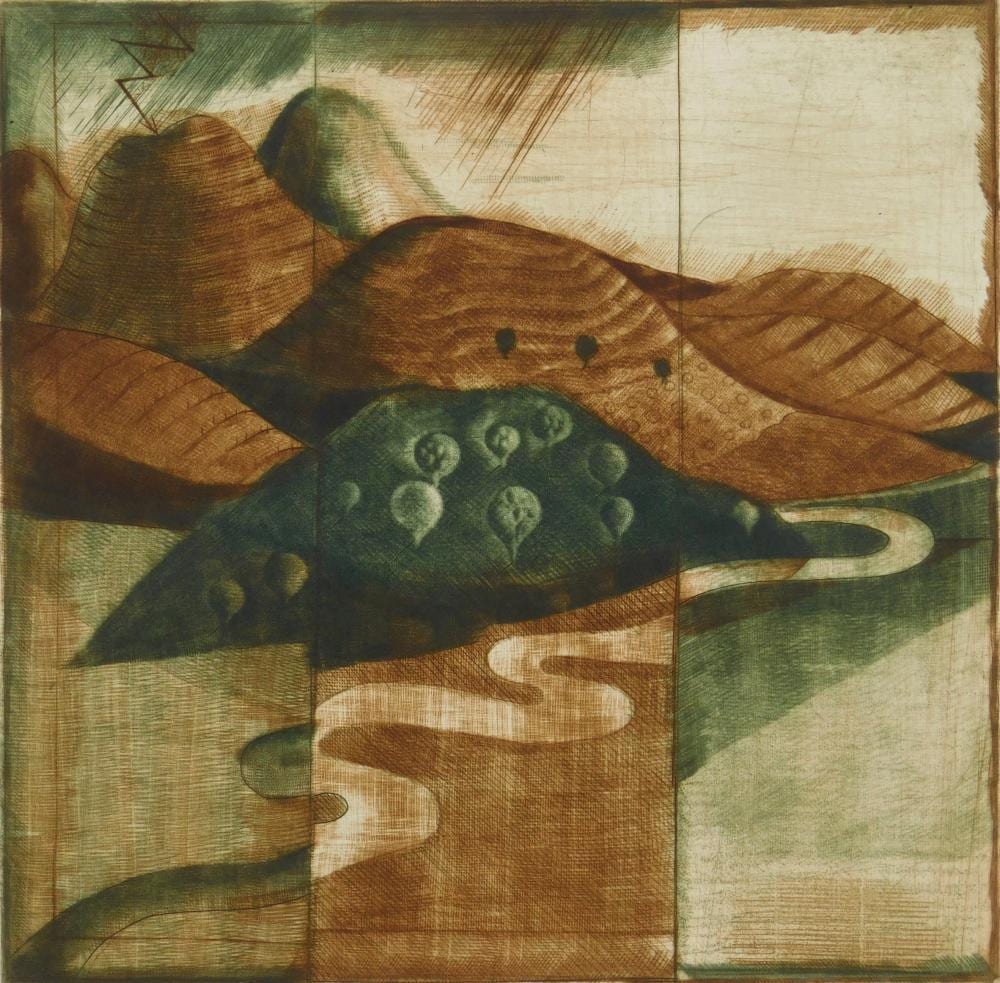 Brigitte Coudrain comparable auction result: brigitte coudrain french b 1934 etching
