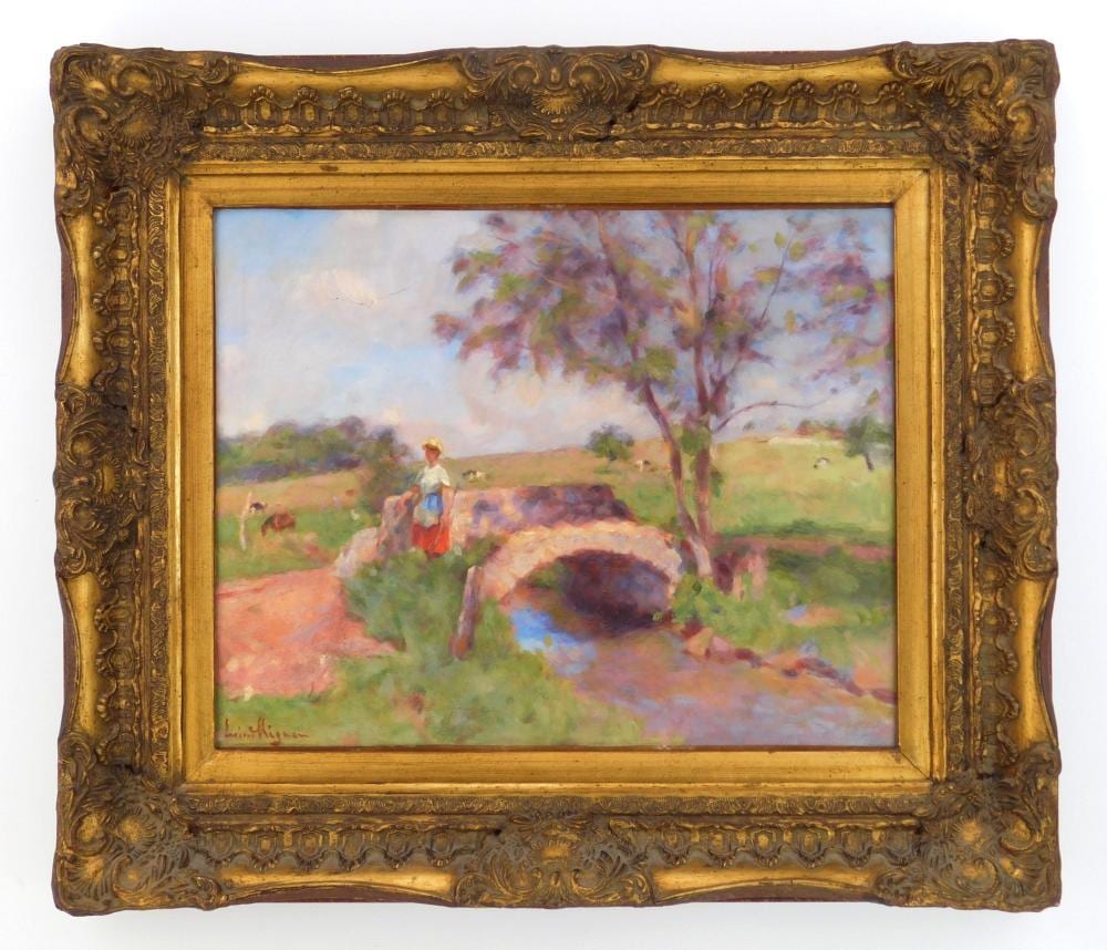 Lucien Mignon comparable auction result: lucien mignon french 1865 1944 oil