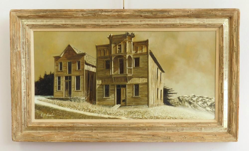 Albert Schroder comparable auction result: albert schroder american 1929 2003 oil