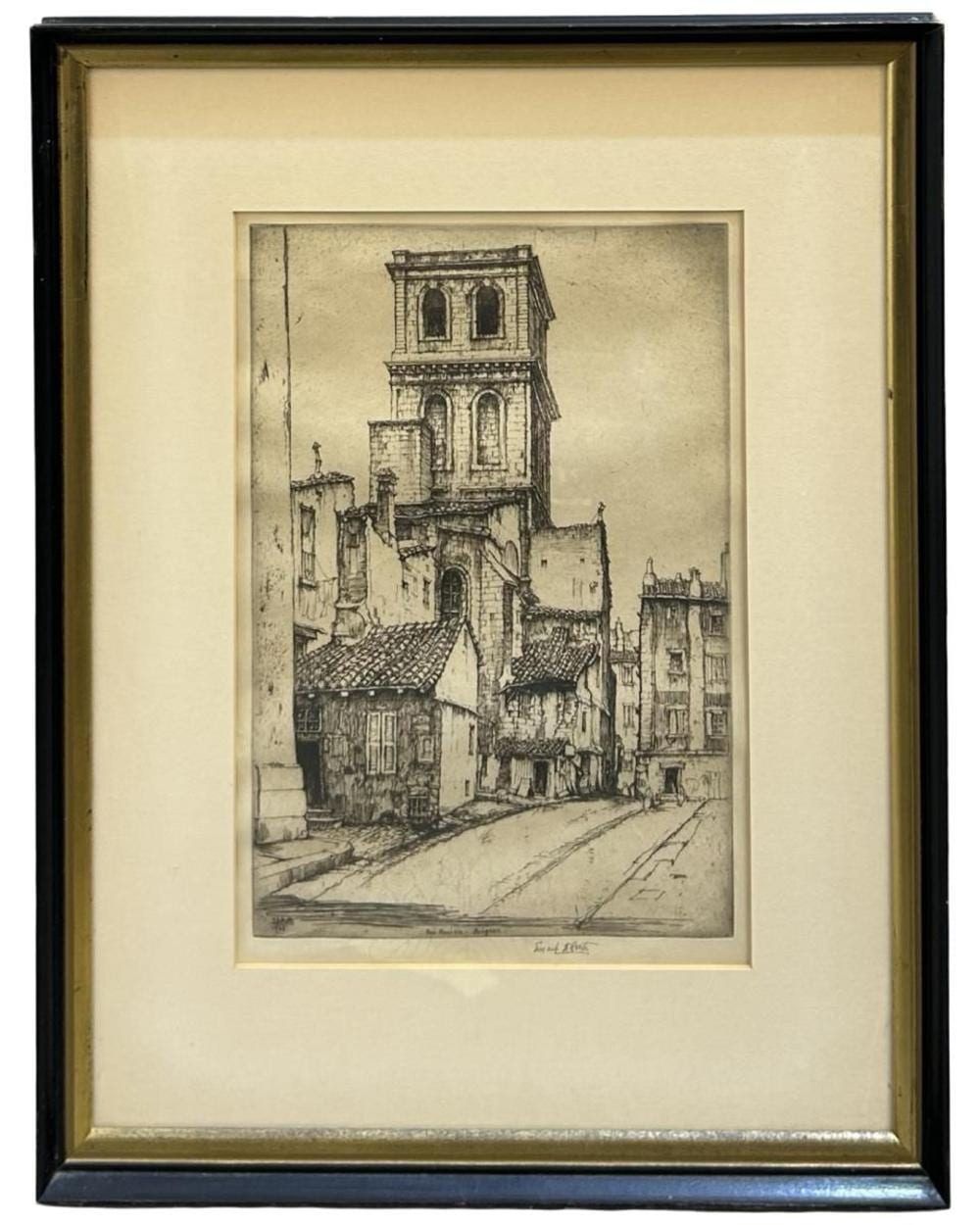antique signed ernest david roth etching · Monarch Auction and Estate Services · 2025-09-14 Ernest David Roth comparable auction result: antique signed ernest david roth etching