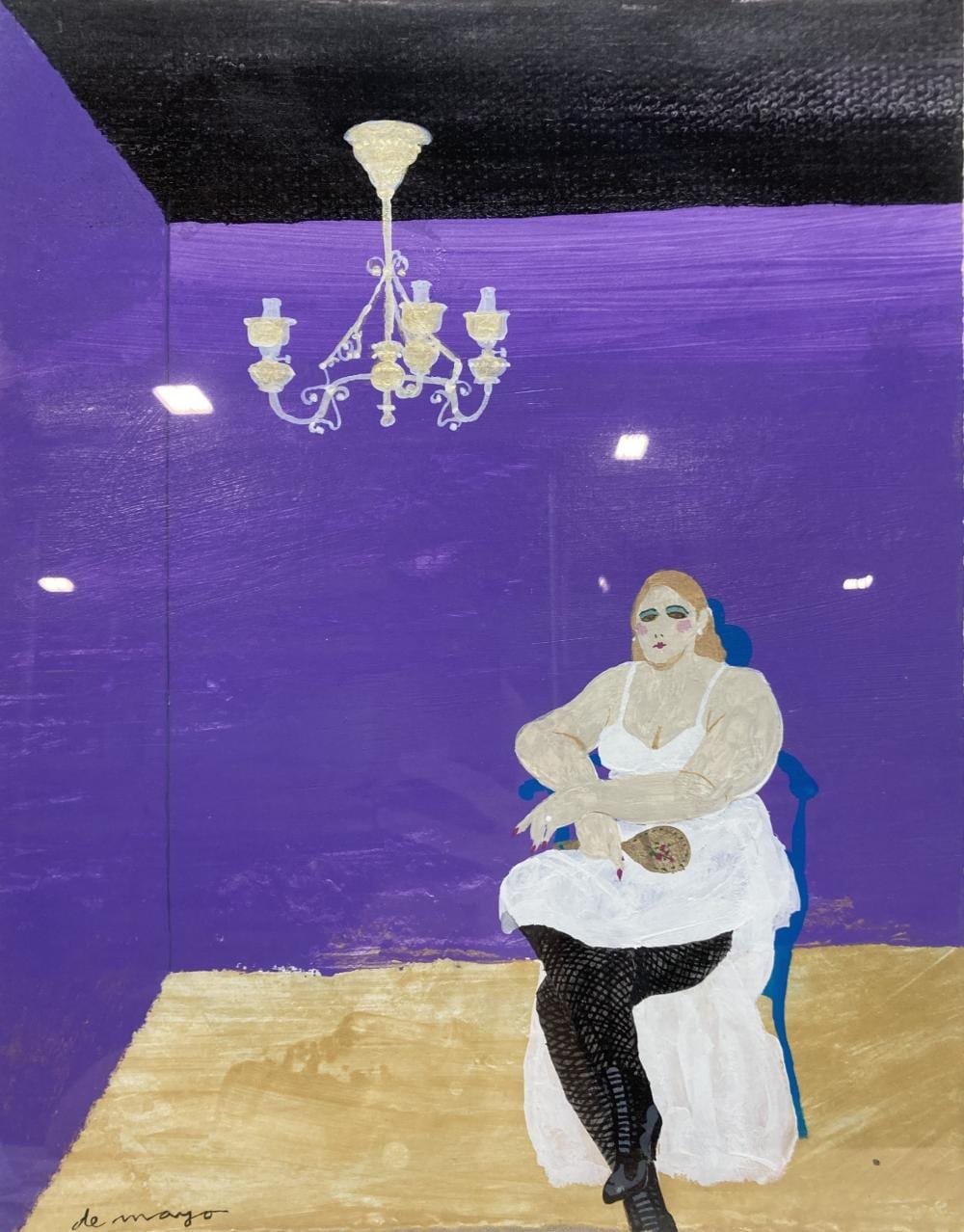 Louis De Mayo comparable auction result: louis de mayo 1926 2016 acrylic on canvas