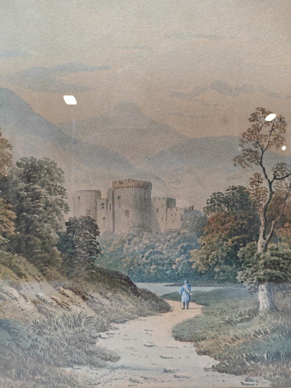 William Langley comparable auction result: william langley 1852 1922 watercolor on paper