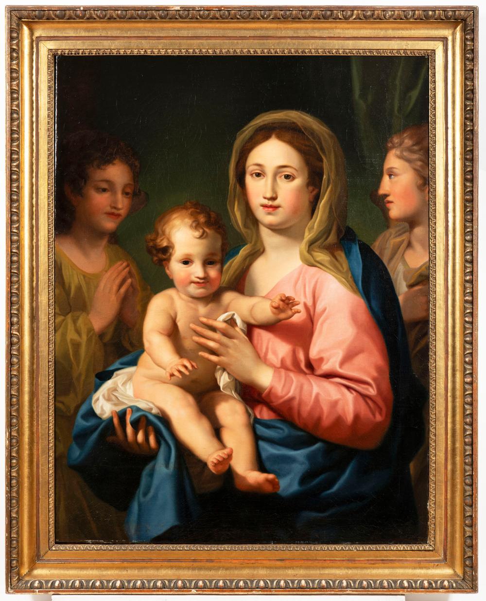 anton raphael mengs 1728 1779 attributed madonna with the child and two angels · Fine Antiques Prague s.r.o. · 2025-09-29 Anton Raphael Mengs comparable auction result: anton raphael mengs 1728 1779 attributed madonna with the child and two angels