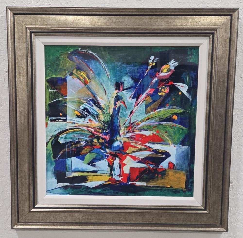 Yuval Wolfson comparable auction result: yuval wolfson ruffled framed limited edition caldograph