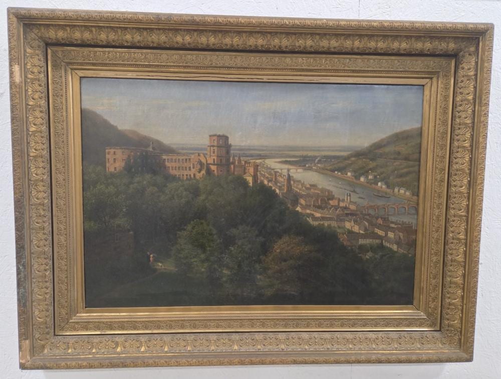 henry lewis west view of heidelberg castle oil painting on canvas · Kraft Auction Service · 2025-09-27 Henry Lewis comparable auction result: henry lewis west view of heidelberg castle oil painting on canvas