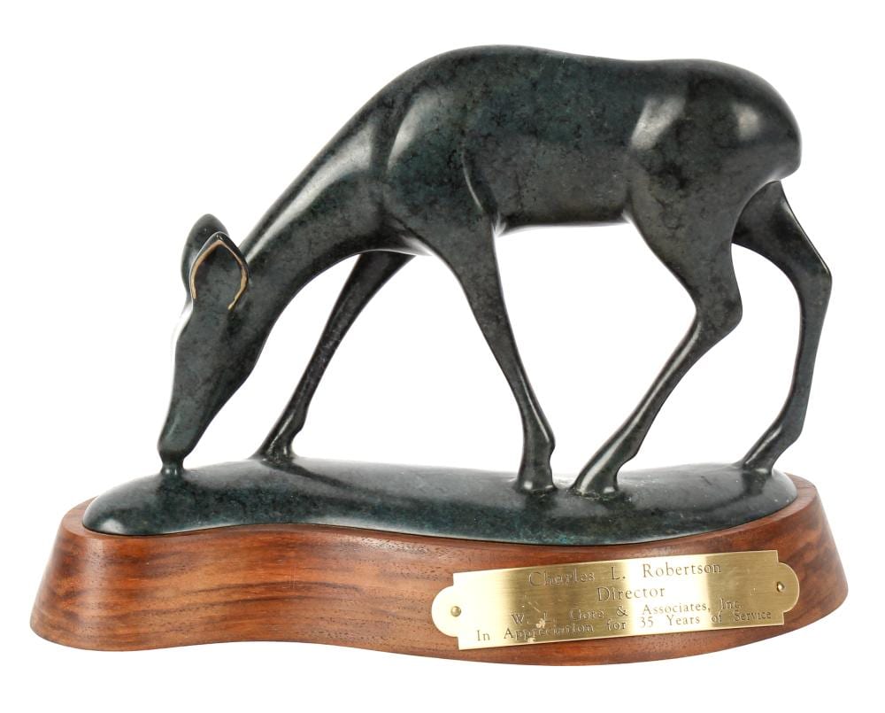 robert deurloo american b 1946 bronze fawn deer sculpture · Hoch LTD. · 2025-09-21 Robert Deurloo comparable auction result: robert deurloo american b 1946 bronze fawn deer sculpture
