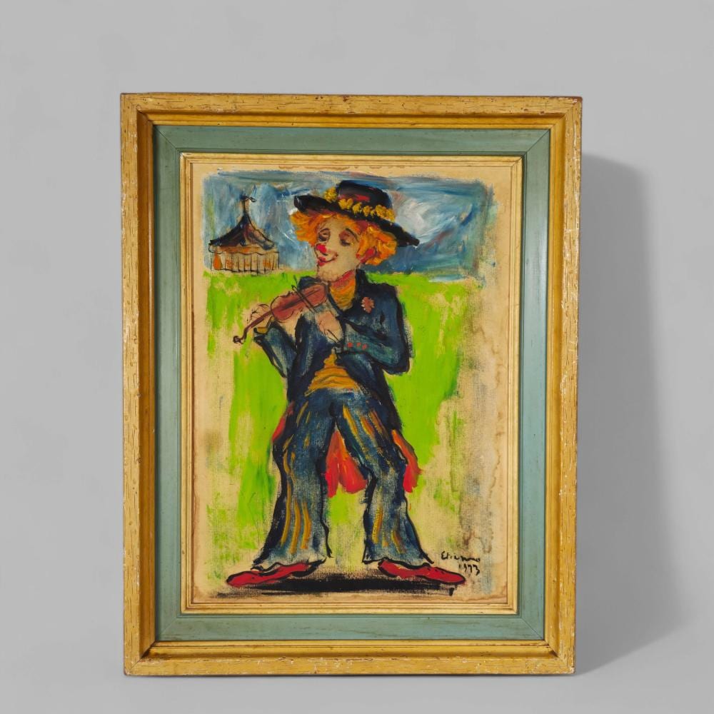 Etienne Ret comparable auction result: etienne ret oil of clown