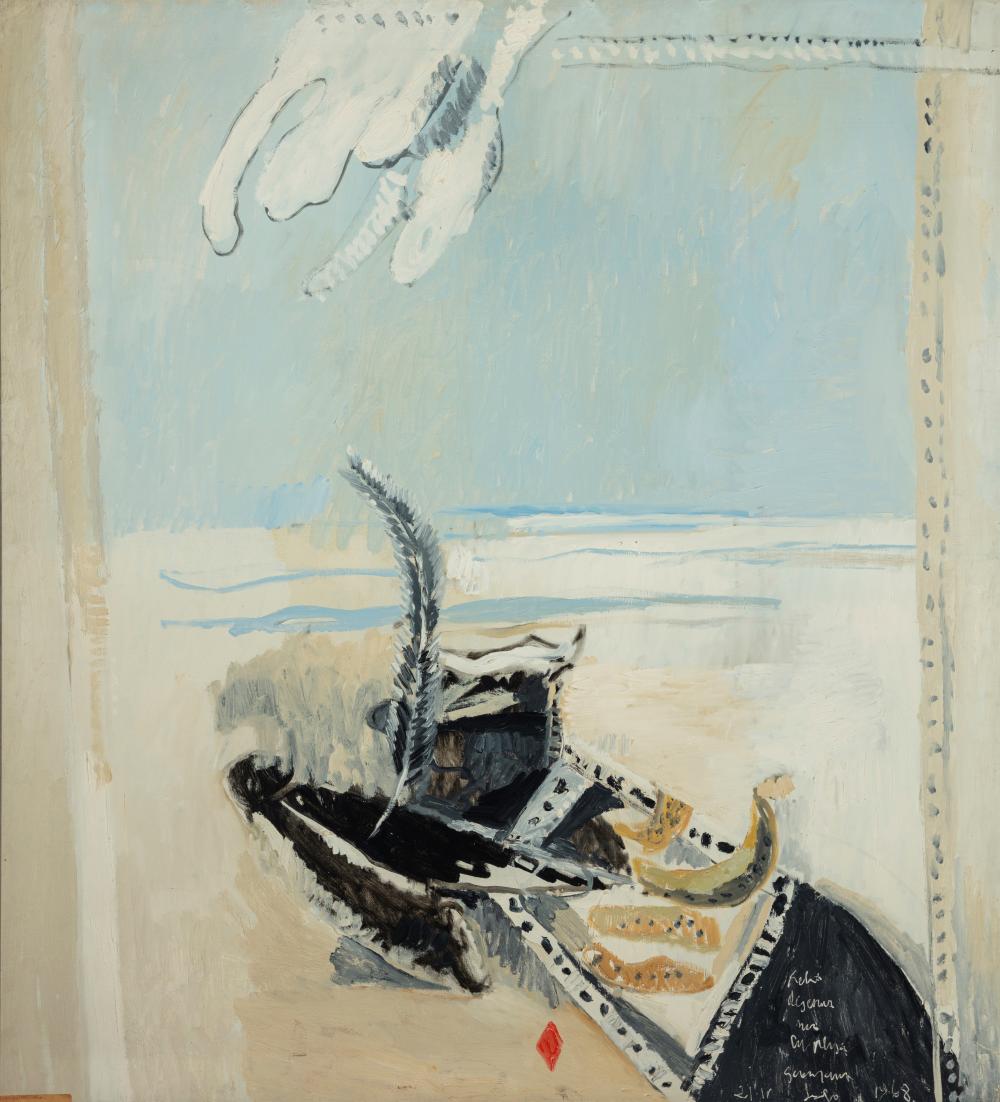 Alberto Gianquinto comparable auction result: alberto gianquinto venezia 1929 jesolo 2003 petit d jeneur sur la plage 1968