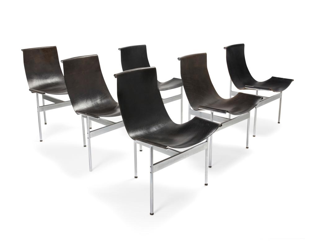 William Katavolos comparable auction result: william katavolos 1924 2020 ross littell 1924 2000 douglas kelley b 1928 a set of six t chairs for laverne originals mid 20th century
