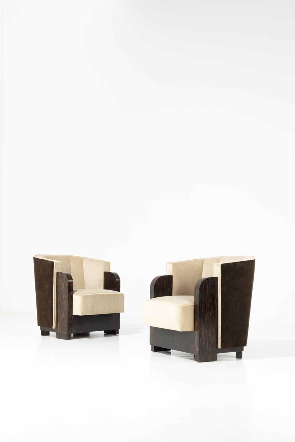 Michel Dufet comparable auction result: michel dufet 1888 1985 pair of armchairs