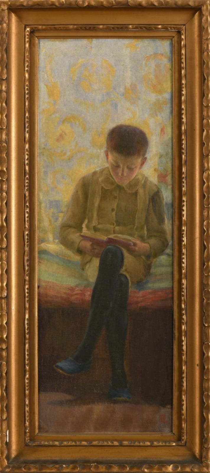 Artur José Loureiro comparable auction result: a boy reading
