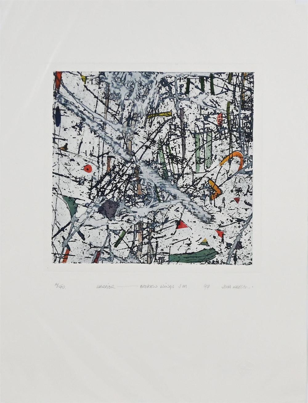 john neeson warrior broken wings 1997 · Leonard Joel · 2025-09-11 John Neeson comparable auction result: john neeson warrior broken wings 1997