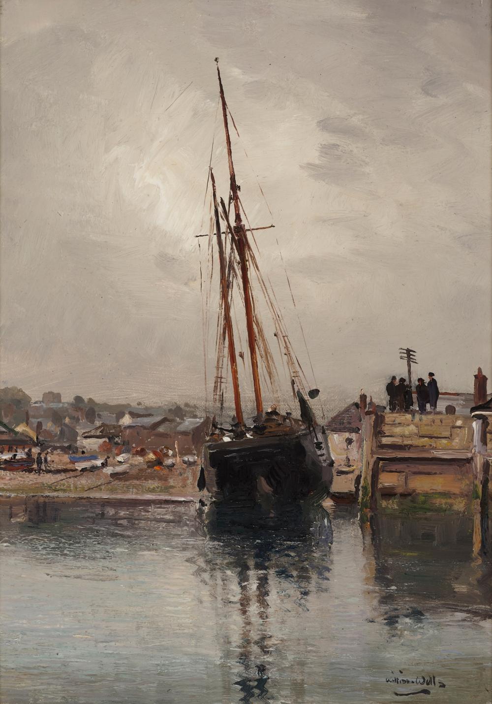 William Page Atkinson Wells comparable auction result: william page atkinson wells scottish 1872 1923