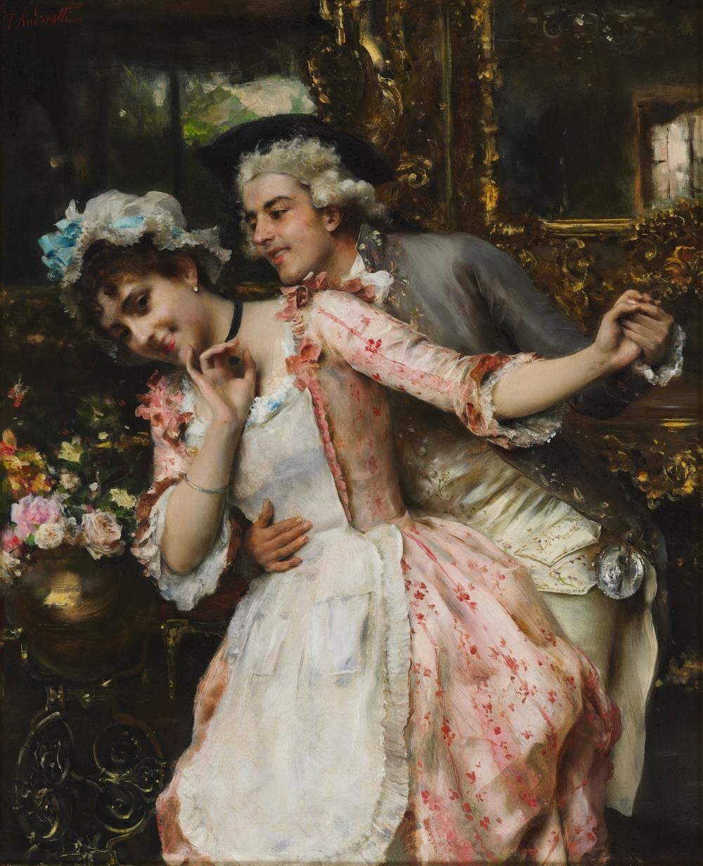 Federico Andreotti comparable auction result: federico andreotti italian 1847 1930