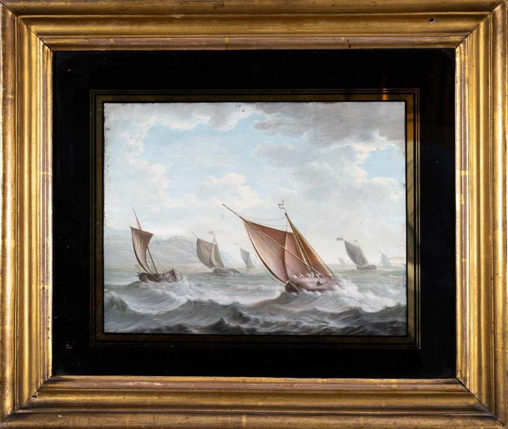 Christoph Ludwig Agricola comparable auction result: christoph ludwig agricola german 1665 1724 a pair of seascapes