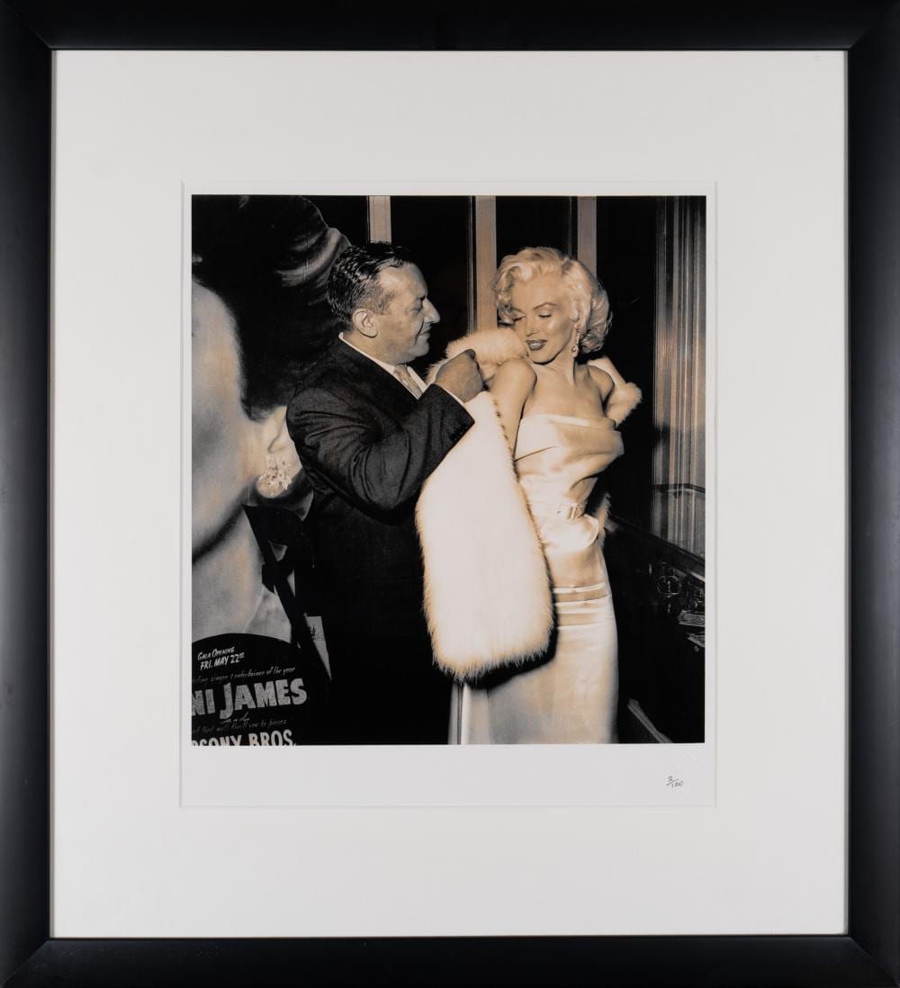 Frank Worth comparable auction result: frank worth american 1923 2000 two photos of marilyn monroe