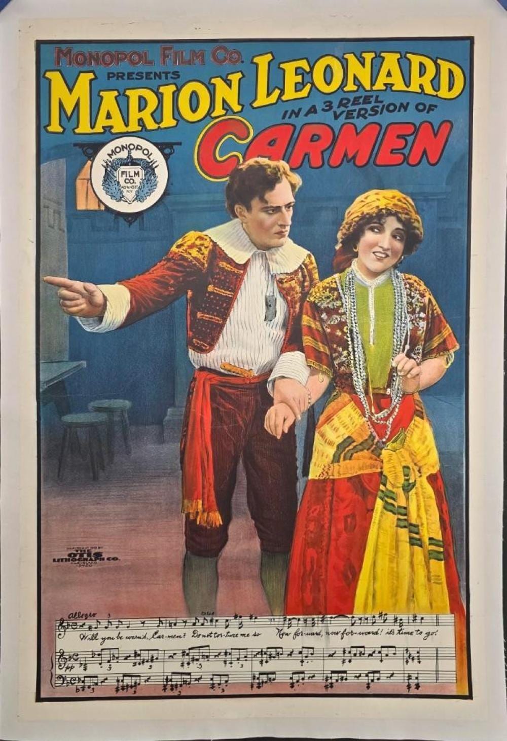 Carmen comparable auction result: carmen one sheet
