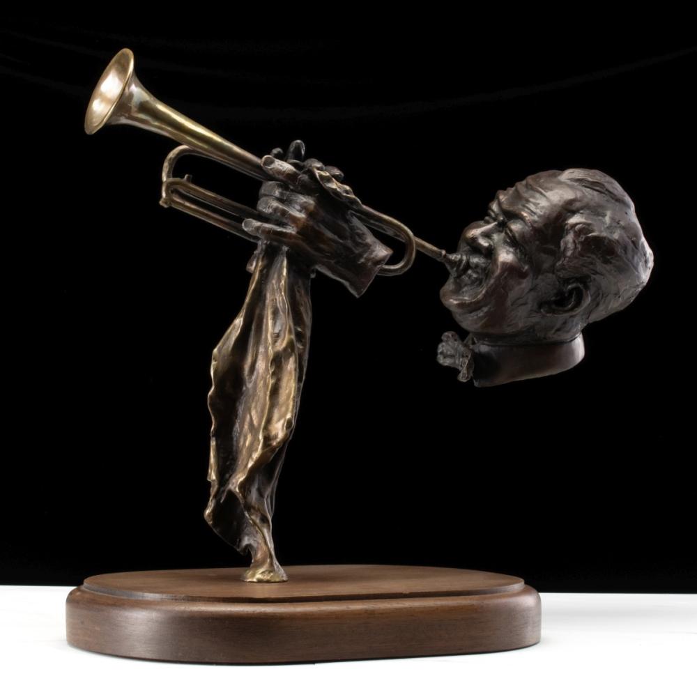 Ed Dwight comparable auction result: ed dwight born kansas city ks 1933 bronze sculpture